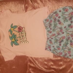 2 Piece Summer Short Set